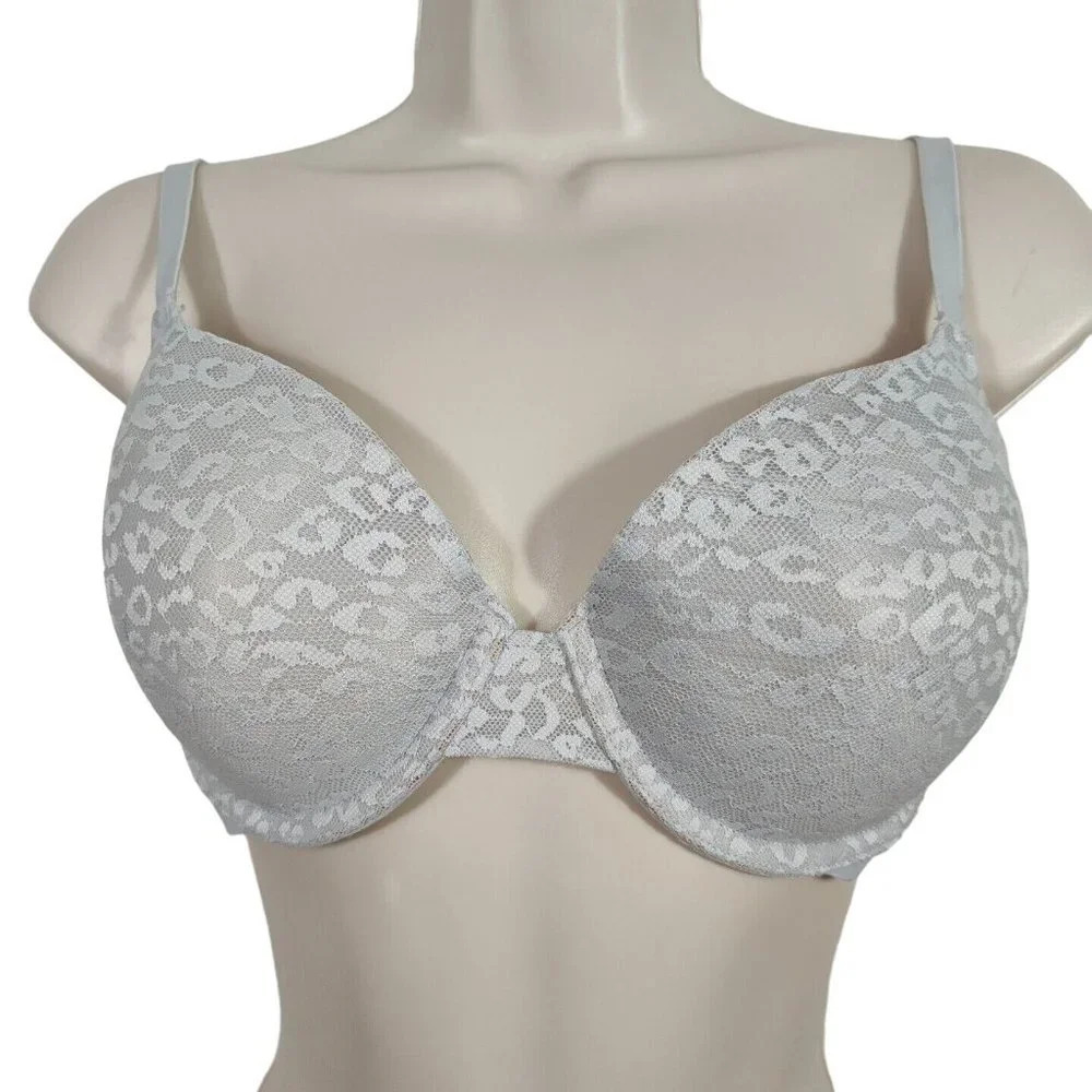 Victorias Secret PINK Where Everywhere T-shirt Lightly Lined Bra Women Size 32DD